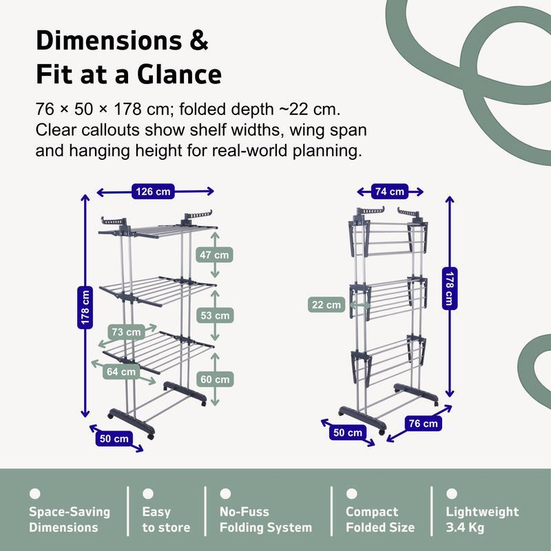 Maximum Drying Performance, Minimal Space Needed