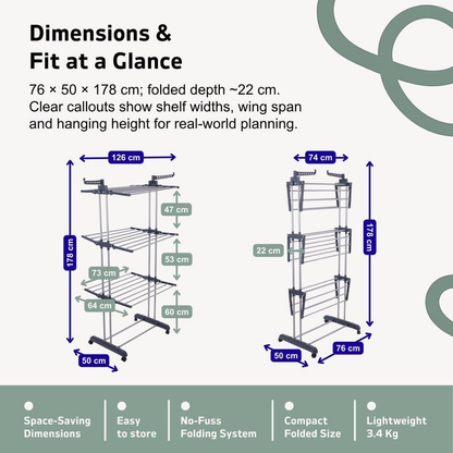 Maximum Drying Performance, Minimal Space Needed